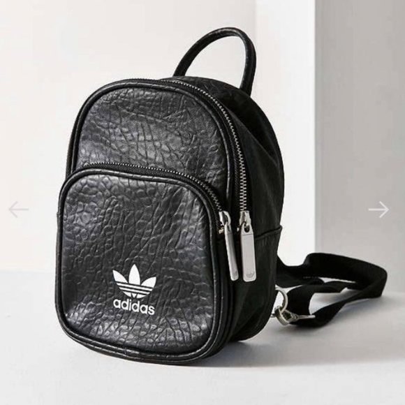 black adidas mini backpack
